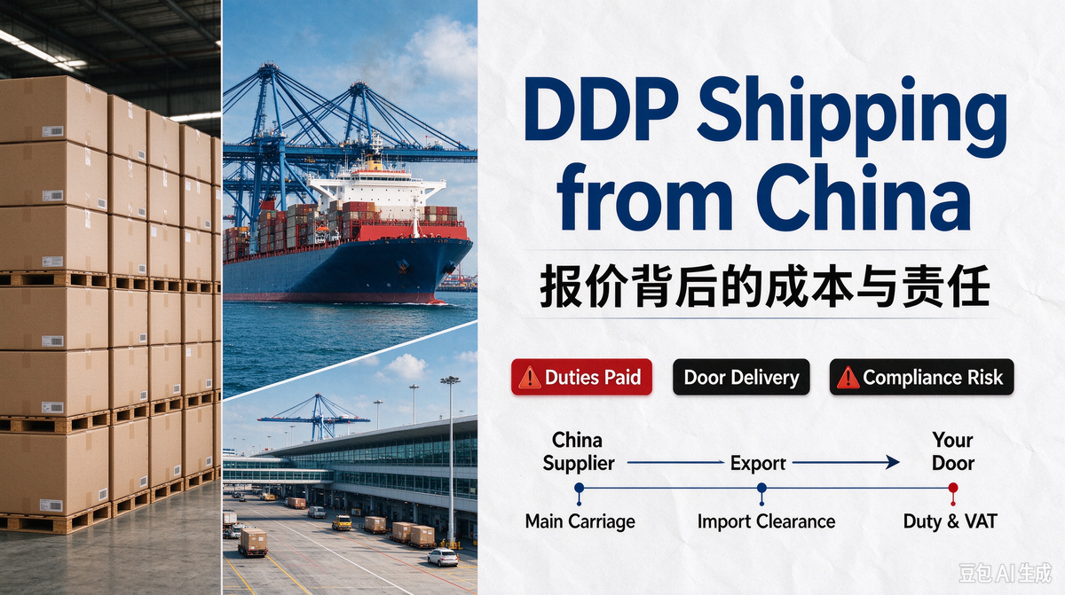 DDP Shipping From China: Complete Guide for Importers