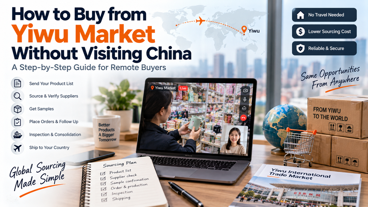 How to Buy From Yiwu Market Without Visiting China