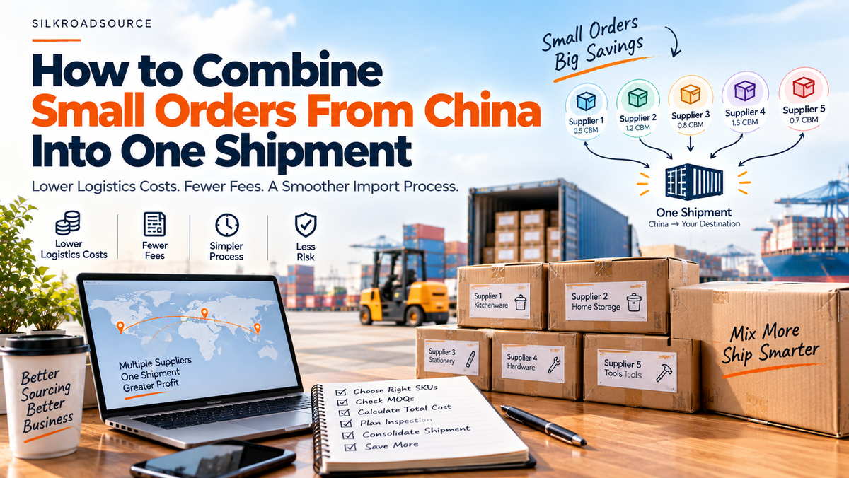 How to Combine Small Orders Into One Shipment From China