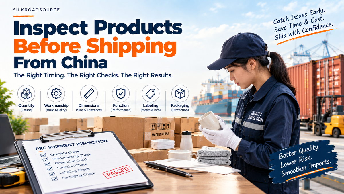 How to Inspect Products Before Shipping From China