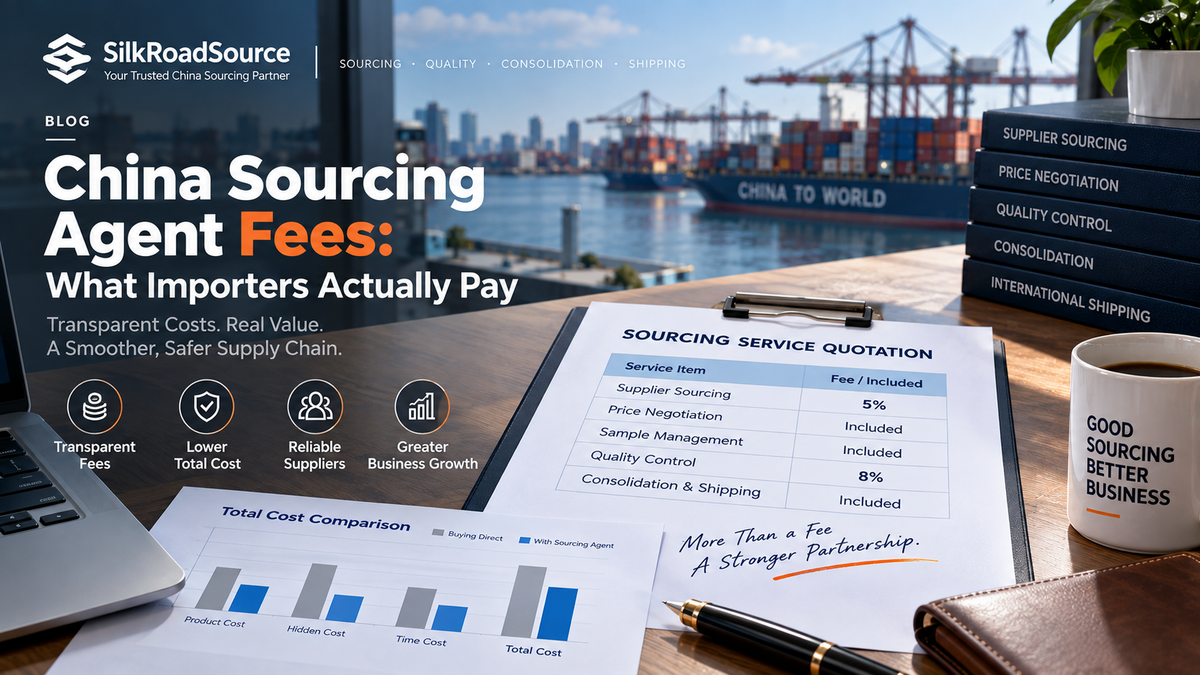 China sourcing agent fees explained with sourcing service quotation and supply chain cost comparison