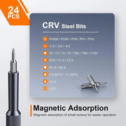 25-in-1 Precision Magnetic Screwdriver Set for Electronics Repair Wholesale