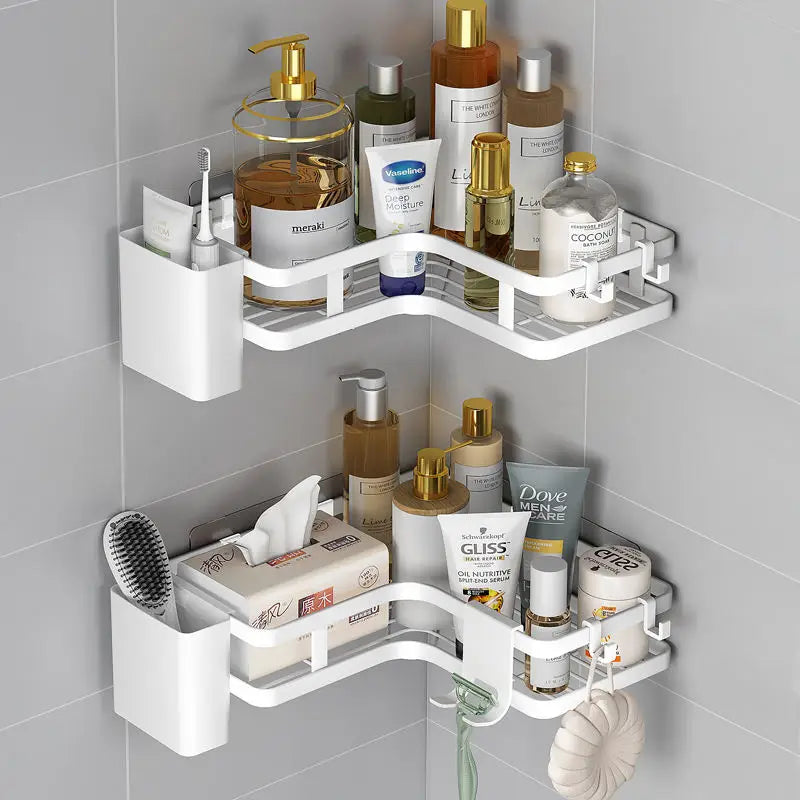 No-Drill Corner Shower Shelf for Bathroom and Kitchen Wholesale