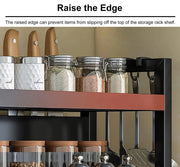 3-Tier Metal Countertop Spice Rack Organizer Wholesale
