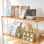 5-Pack Clear Plastic Storage Bins for Fridge and Pantry Wholesale