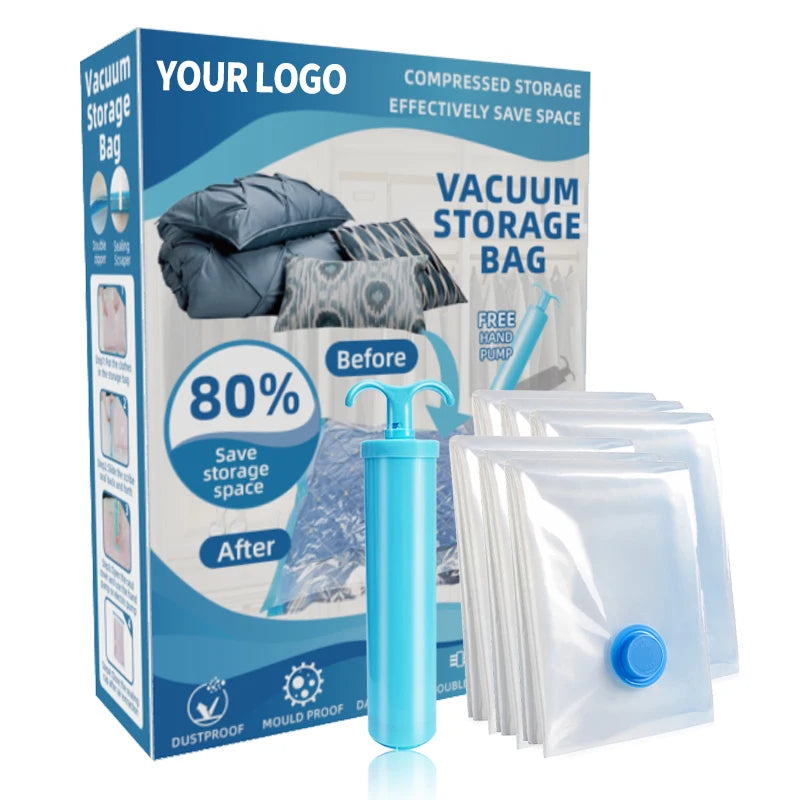 20-Pack Vacuum Storage Bags for Clothes and Bedding Wholesale