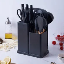 19-Piece Silicone Kitchen Utensil and Knife Set Wholesale