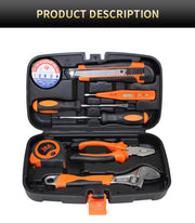 9-Piece Household Hand Tool Set with Wrench, Pliers & Screwdrivers Wholesale
