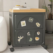 Foldable Plastic Storage Box with Wheels for Home Organization