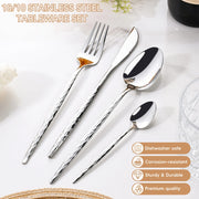 4-Piece 18/10 Stainless Steel Flatware Set Wholesale