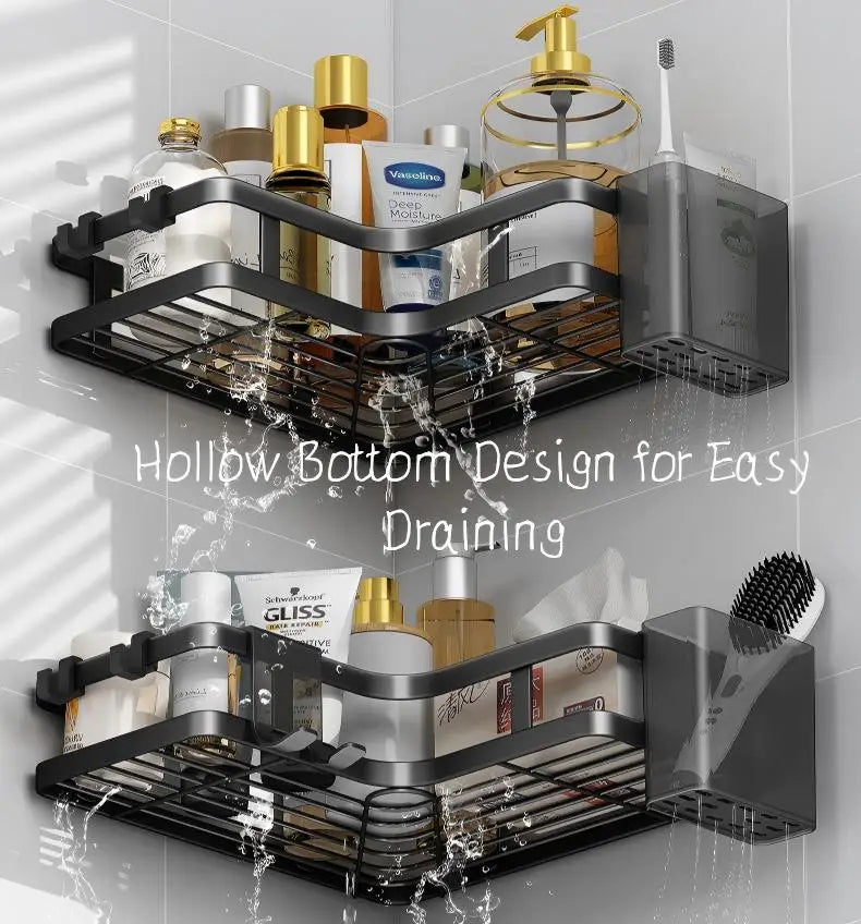 No-Drill Corner Shower Shelf for Bathroom and Kitchen Wholesale