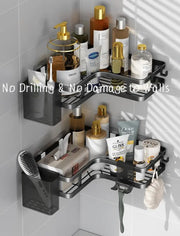 No-Drill Corner Shower Shelf for Bathroom and Kitchen Wholesale