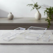 16-Piece Clear PP Drawer Organizer Set for Wholesale