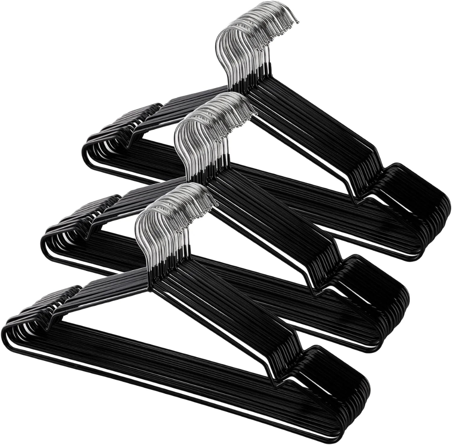 Non-Slip Stainless Steel PVC-Coated Clothes Hanger Wholesale