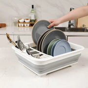 Foldable Plastic Dish Drying Rack for RV and Camping Wholesale