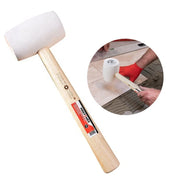 White Rubber Mallet with Wooden Handle Wholesale