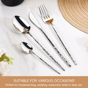 4-Piece 18/10 Stainless Steel Flatware Set Wholesale