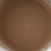 Large Woven Cotton Rope Laundry Basket with Handles for Wholesale