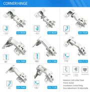 Soft-Close Hydraulic Cabinet Hinge Full/Half/Inset Wholesale