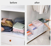 7-Compartment Mesh Clothes Drawer Organizer for Wholesale