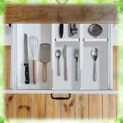 Adjustable Bamboo Drawer Dividers Set for Wholesale