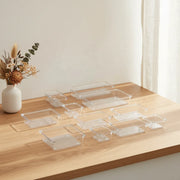 16-Piece Clear PP Drawer Organizer Set for Wholesale