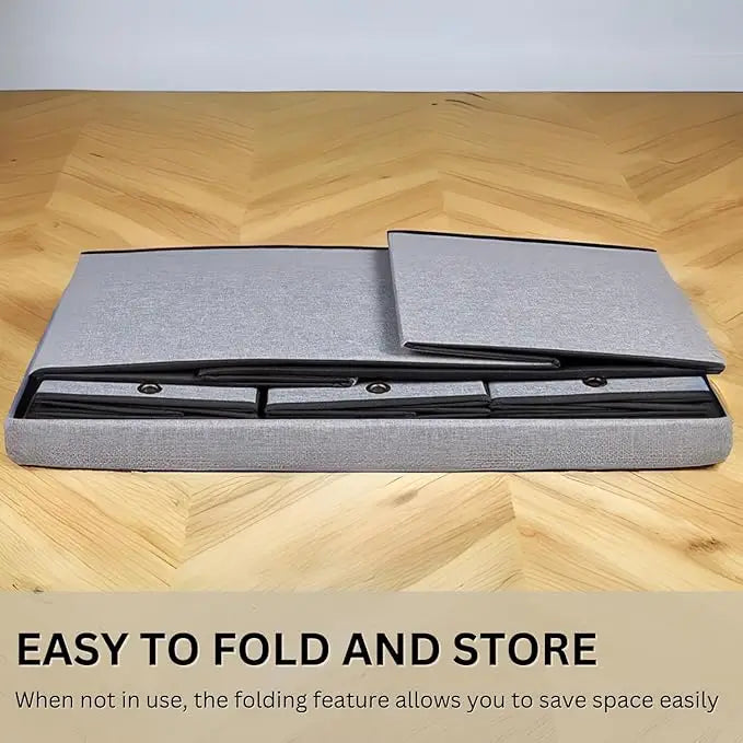 Foldable Fabric Storage Ottoman for Home Organization