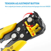 3-in-1 Self-Adjusting Wire Stripper, Cutter & Crimper Wholesale