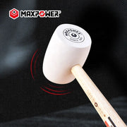 White Rubber Mallet with Wooden Handle Wholesale