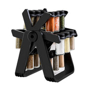 360° Rotating 2-Tier Spice Rack with 18 Glass Jars Wholesale