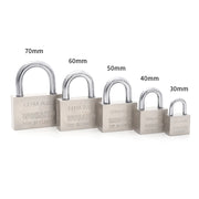 Square Iron Keyed Padlock 30–70mm Wholesale