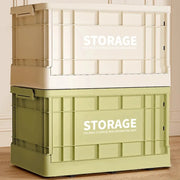 35L Foldable Plastic Storage Box with Wheels