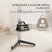 4-Tier Aluminum Corner Shower Caddy with Hooks for Wholesale