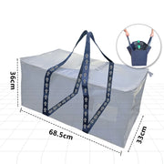 Heavy Duty Polyester Storage Bag with Zipper and Handles