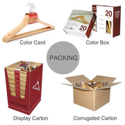 Premium Natural Wooden Suit Hanger with Trouser Bar Wholesale