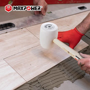 White Rubber Mallet with Wooden Handle Wholesale