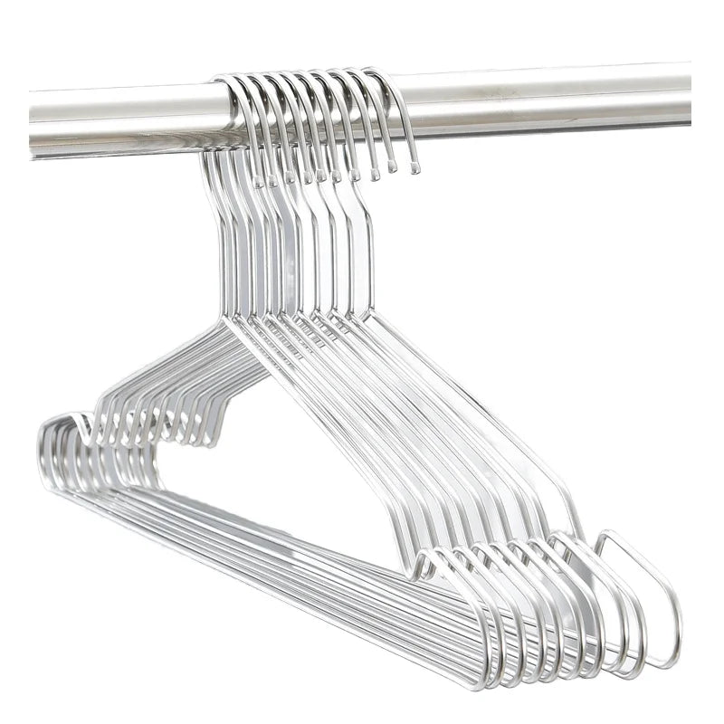 Non-Slip Stainless Steel PVC-Coated Clothes Hanger Wholesale