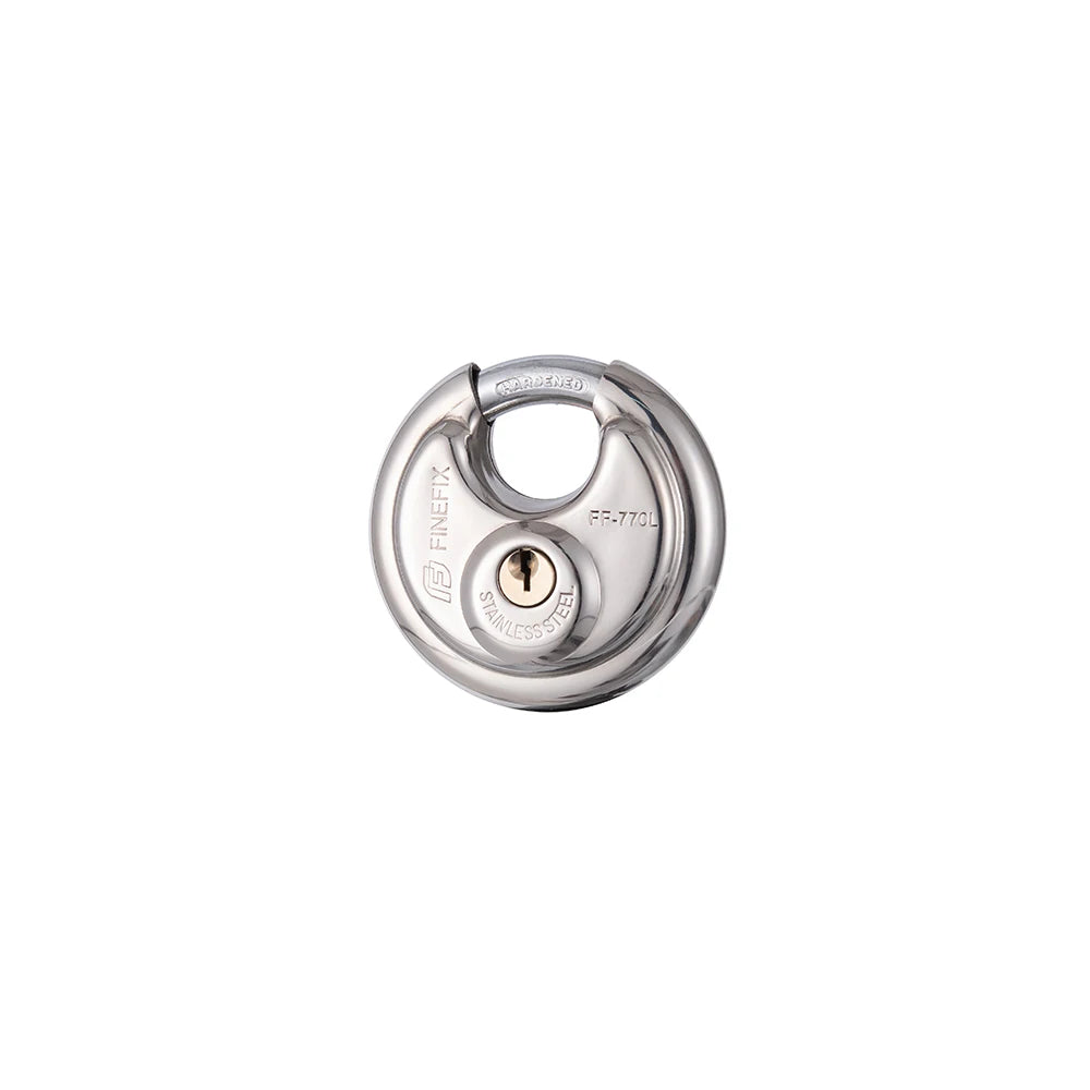 70mm Stainless Steel Round Padlock with Key Wholesale