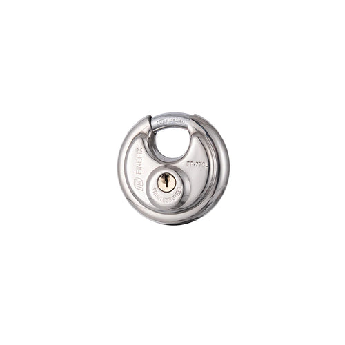 70mm Stainless Steel Round Padlock with Key Wholesale