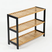 3-Tier Bamboo Shoe Rack for Wholesale