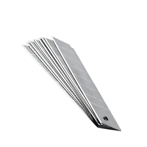 10-Pack Snap-Off Utility Knife Blades 9mm/18mm Wholesale