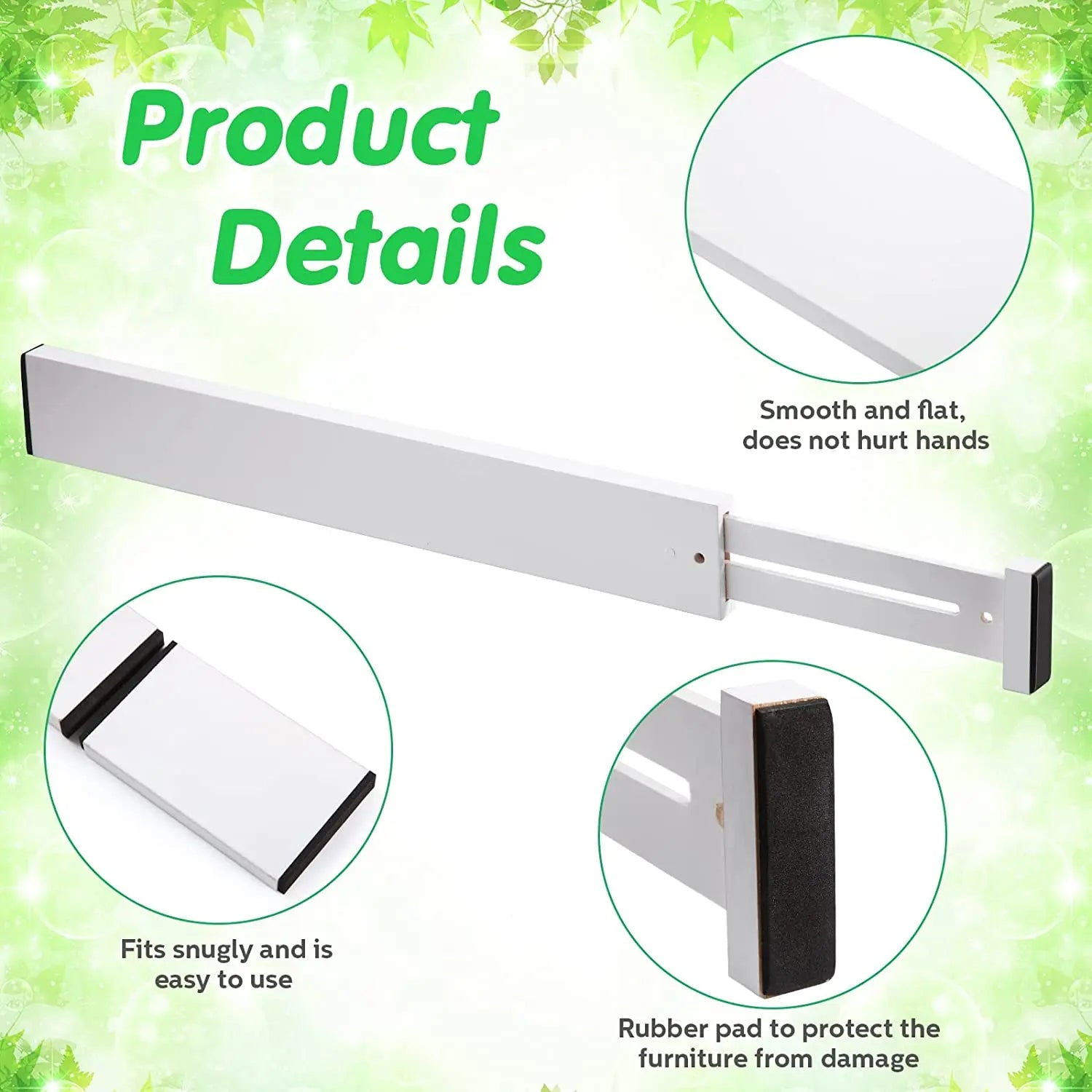 Adjustable Bamboo Drawer Dividers Set for Wholesale