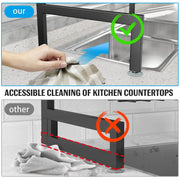 2-Tier Stainless Steel Dish Rack for Kitchen Counter Wholesale