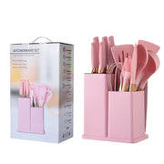19-Piece Silicone Kitchen Utensil and Knife Set Wholesale
