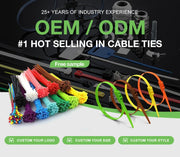 Self-Locking Nylon Cable Ties for Packaging & Electrical Use Wholesale