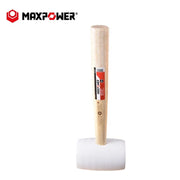 White Rubber Mallet with Wooden Handle Wholesale