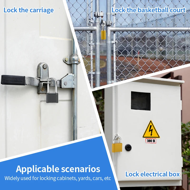4-Digit Zinc Alloy Combination Padlock for Utility Boxes Wholesale