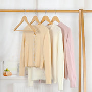 Premium Natural Wooden Suit Hanger with Trouser Bar Wholesale