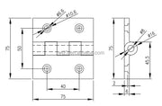 316 Stainless Steel Heavy-Duty Door Hinge Wholesale