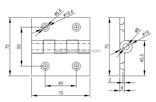 316 Stainless Steel Heavy-Duty Door Hinge Wholesale